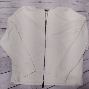 Murano White Performance Hoodie Jacket